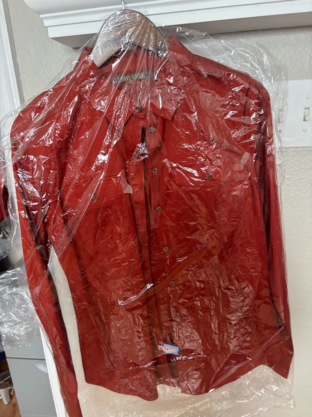 Shyanne burnt orange women's western shirt